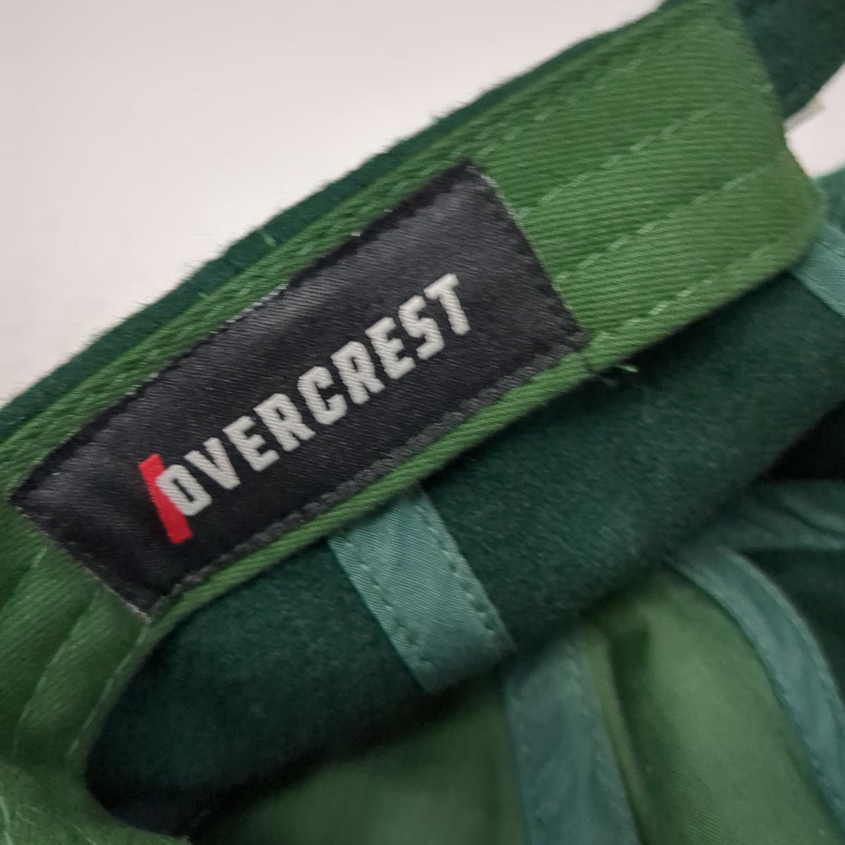 Overcrest SportsCar Vacationland Baseball Cap Green One Size Wool Slideback Hat