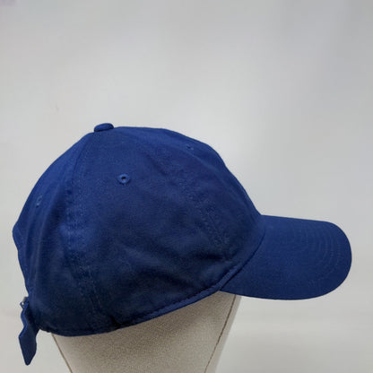 Nike Slideback Hat Blue OSFM Adjustable Vented Holes Blank 5 Panel Cotton