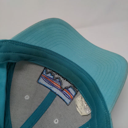 Patagonia Snapback Hat Blue Large Adjustable Embroidered Vented Holes 6 Panel