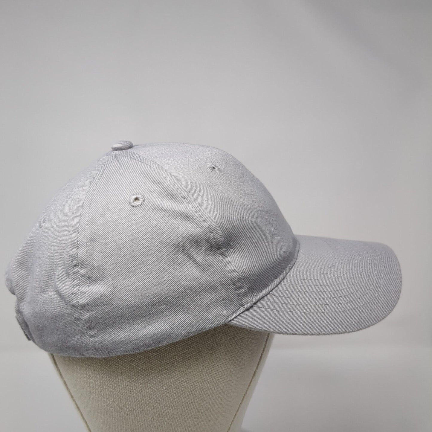 Root Rents Strapback Hat Gray One Size Adjustable Embroidered Port & Company