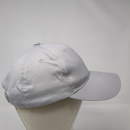 Root Rents Strapback Hat Gray One Size Adjustable Embroidered Port & Company