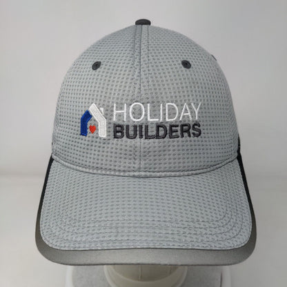 Holiday Builders Strapback Golf Hat Gray OS Adjustable Embroidered Cap America