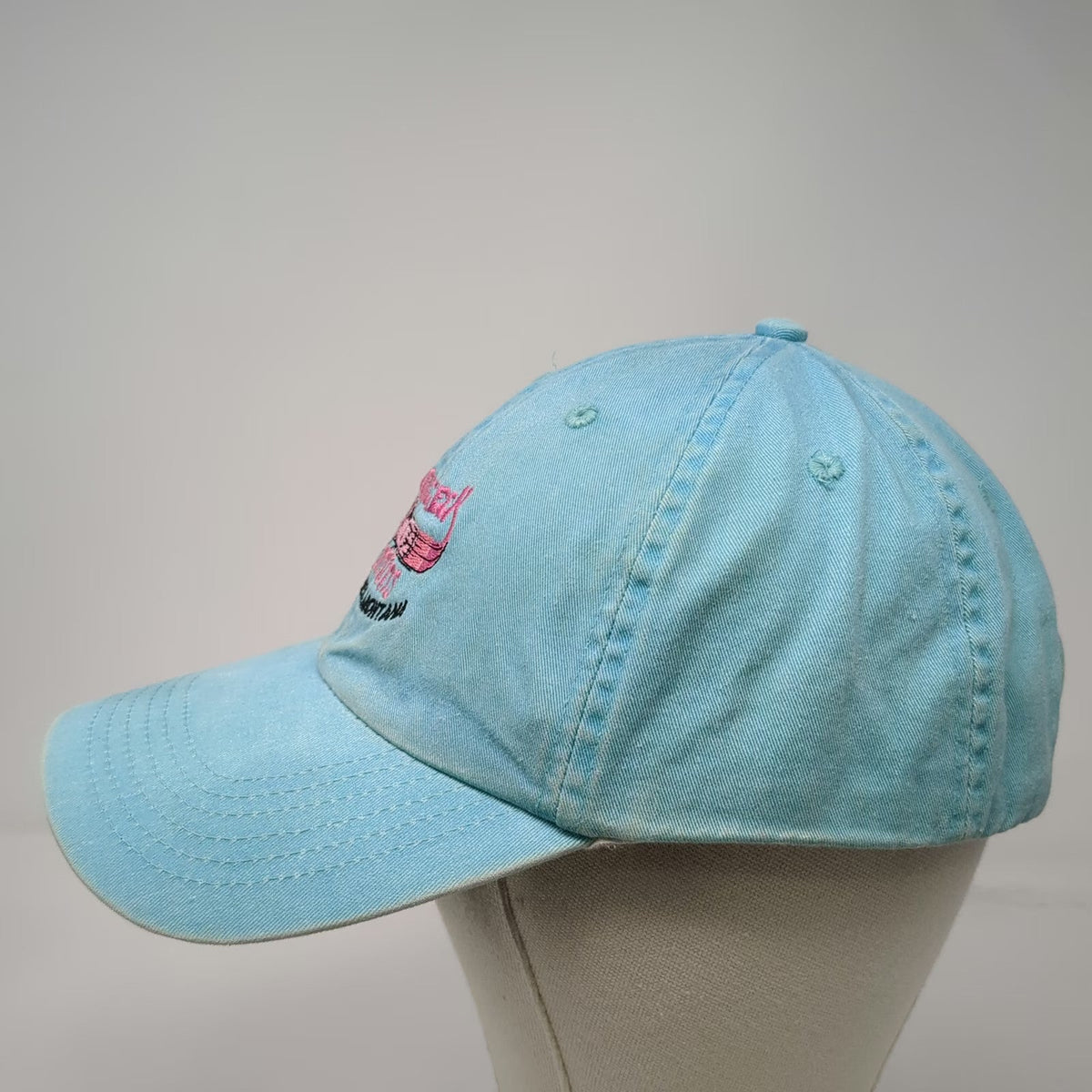 Fahrenheit Baseball Cap Blue One Size Bearcreek Downs Montana Pig Racing Hat
