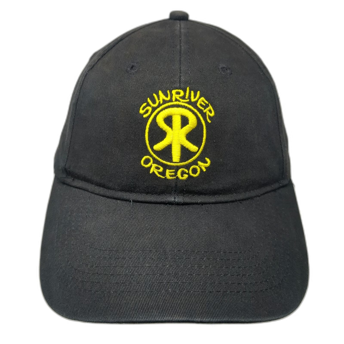 Otto Baseball Cap Black One Size Sunriver Oregon Embroidered Adjustable Hat