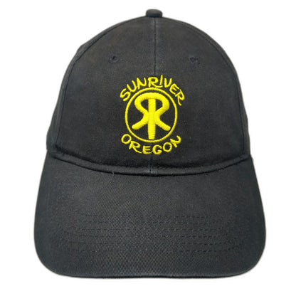 Otto Baseball Cap Black One Size Sunriver Oregon Embroidered Adjustable Hat