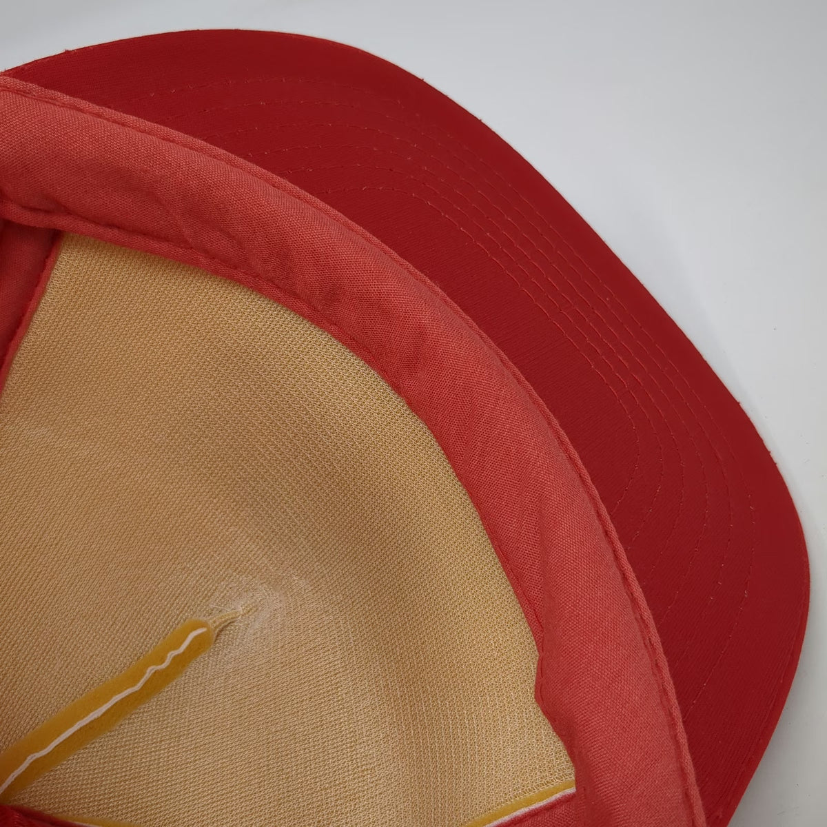 Trucker Hat Red White One Size Washington State Map Graphic Landmark Snapback