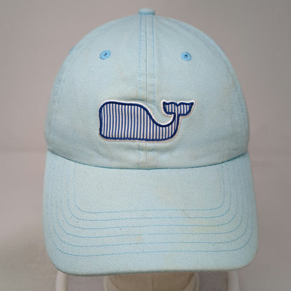 Vineyard Vines Whale Logo Blue Baseball Cap One Size Adjustable Strap Hat