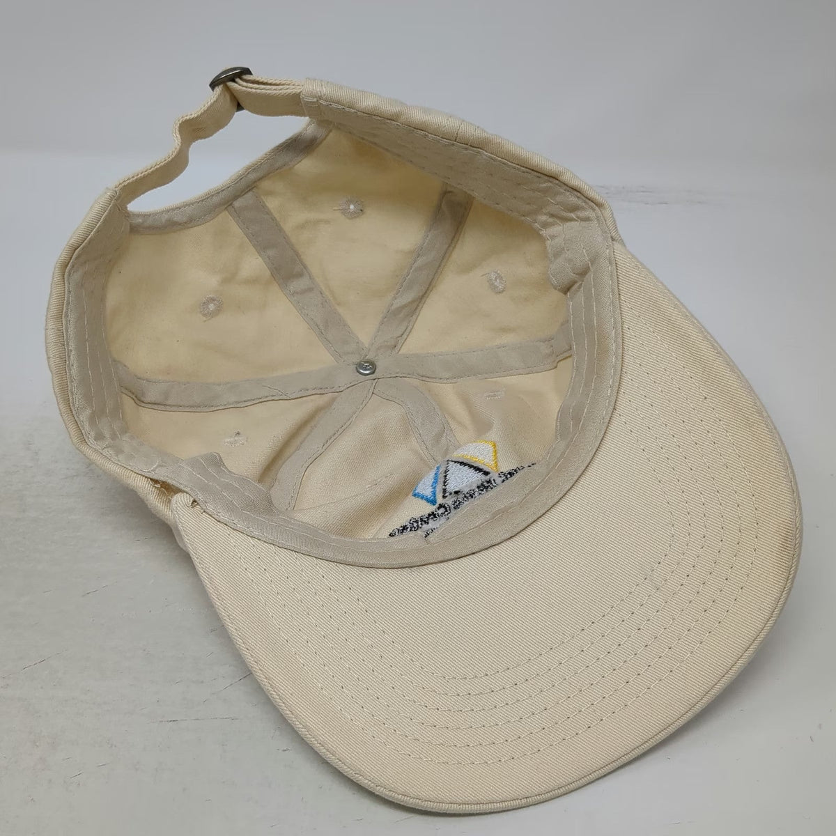 Count Basie Center Turner Academy Arts Beige Baseball Cap One Size Hat Slideback