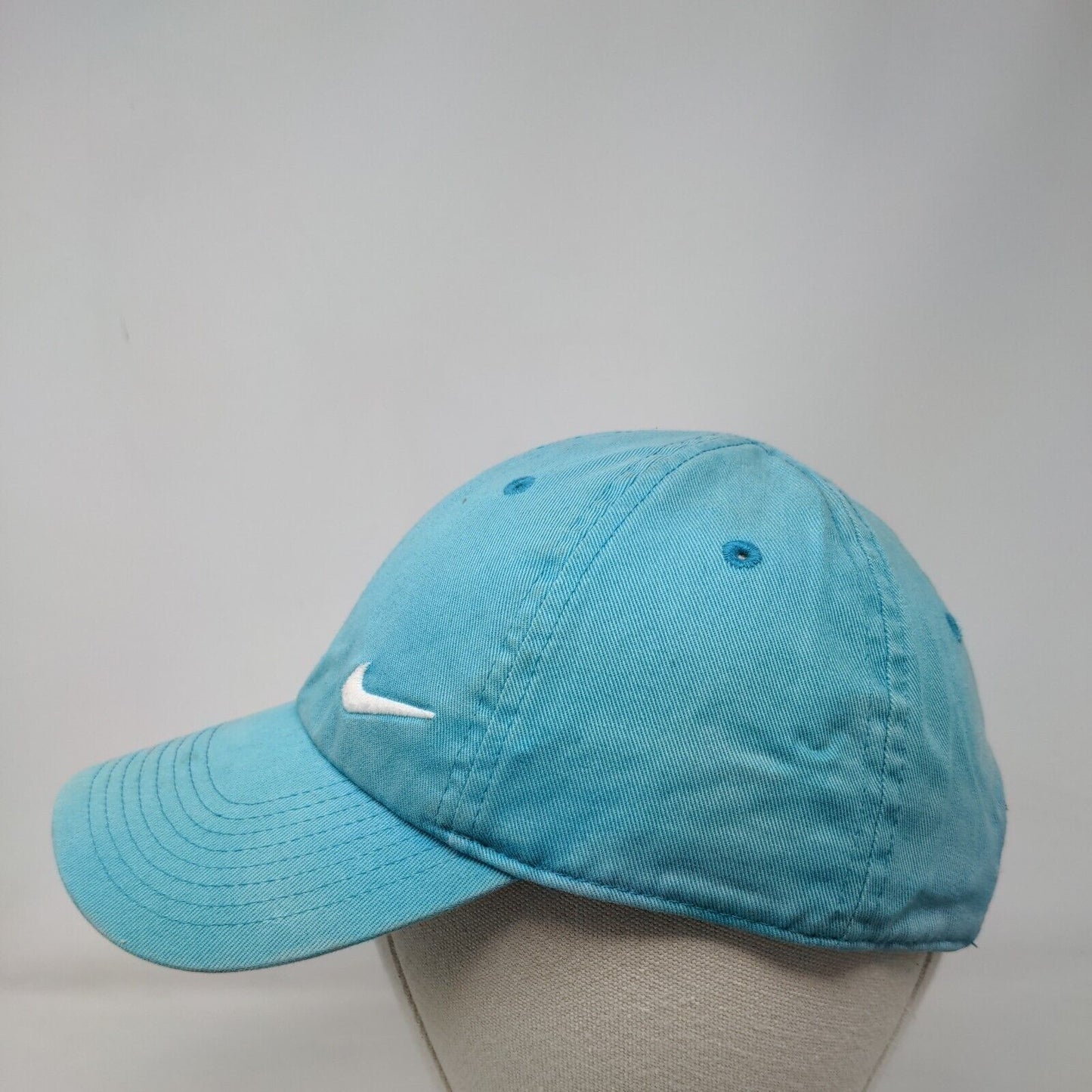 Nike Slideback Hat Blue OSFM Adjustable Embroidered Swoosh Heritage 86