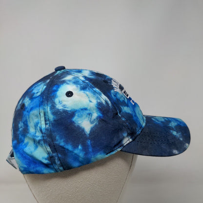 Panama City Beach Florida Strapback Hat Blue OS Adjustable Tie Dye Surf Style