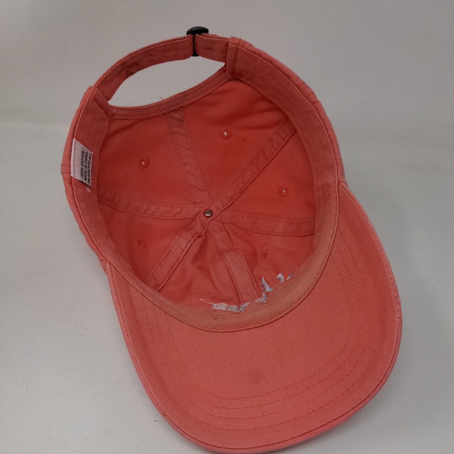 Josey Ranch Slideback Hat Pink OSFA Adjustable Embroidered 6 Panel