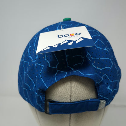 BOCO Gear 5 Panel Hat Blue One Size Strapback California Coast 500 Run Local