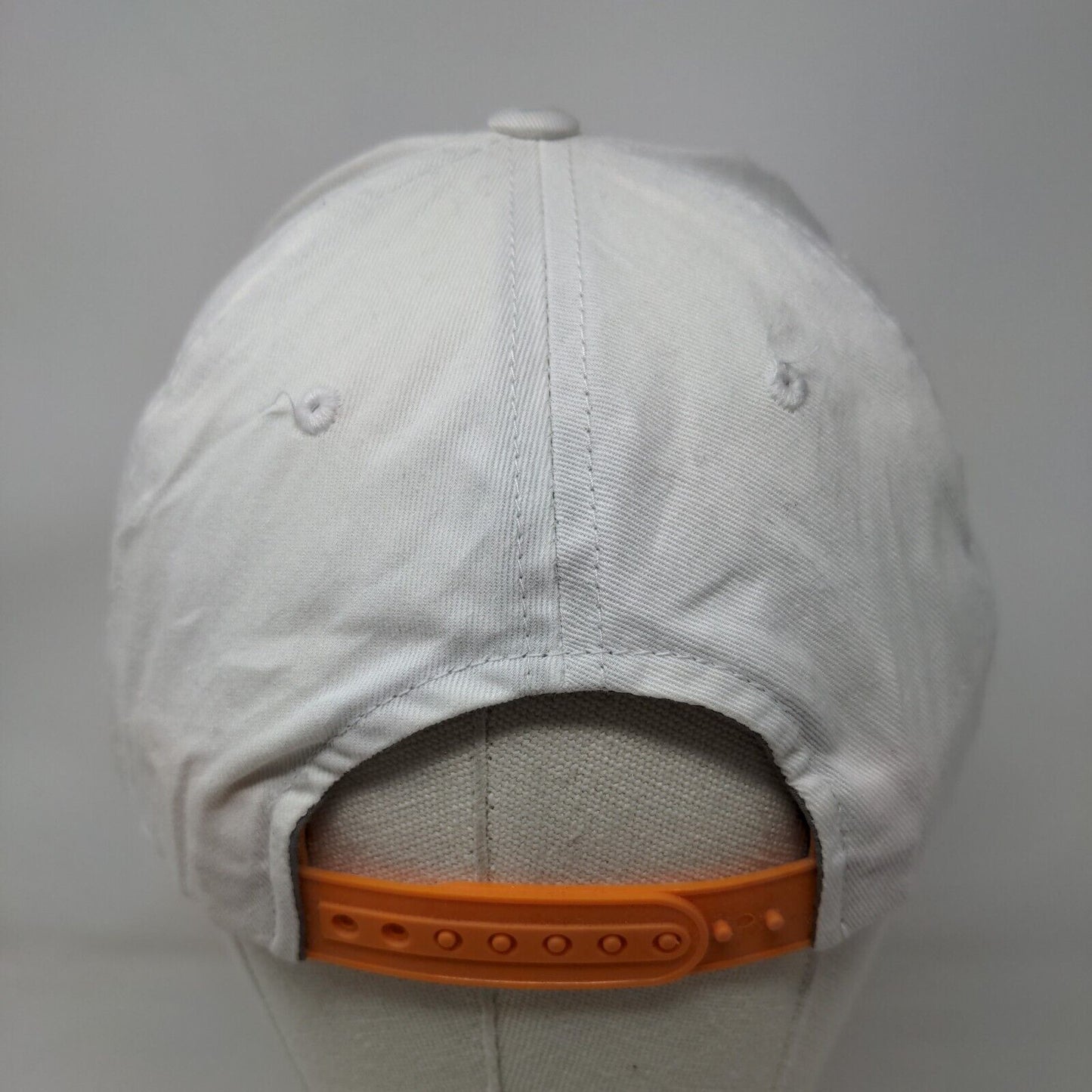 Tennessee Volunteers Snapback Hat White Orange Embroidered Russell Athletic NCAA