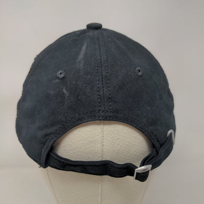 Unbranded Slideback Hat Black One Size Adjustable Vented Holes Blank