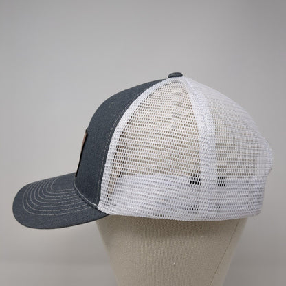 Even Flow Rain Gutters Snapback Trucker Hat Gray OS Adjustable Mesh Back Idahat