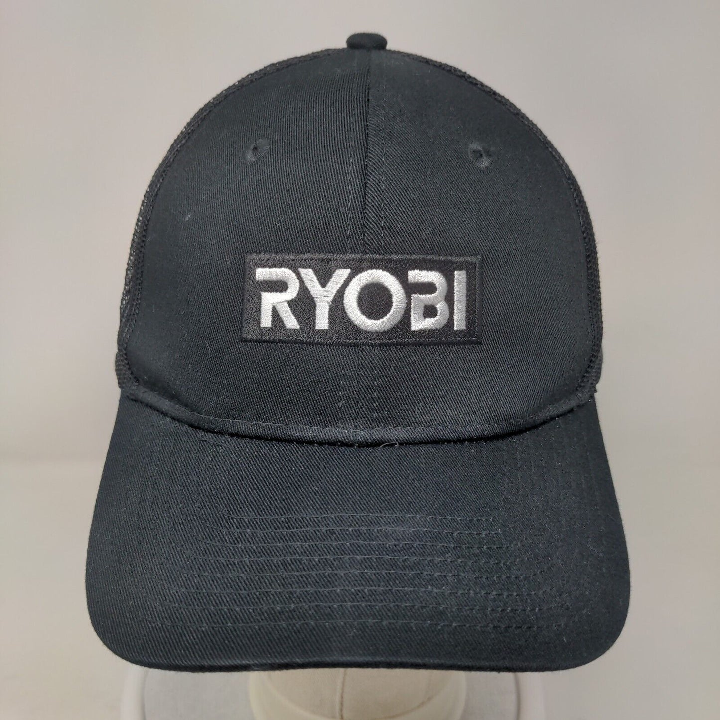Ryobi Snapback Mesh Back Trucker Hat Black One Size Port Authority