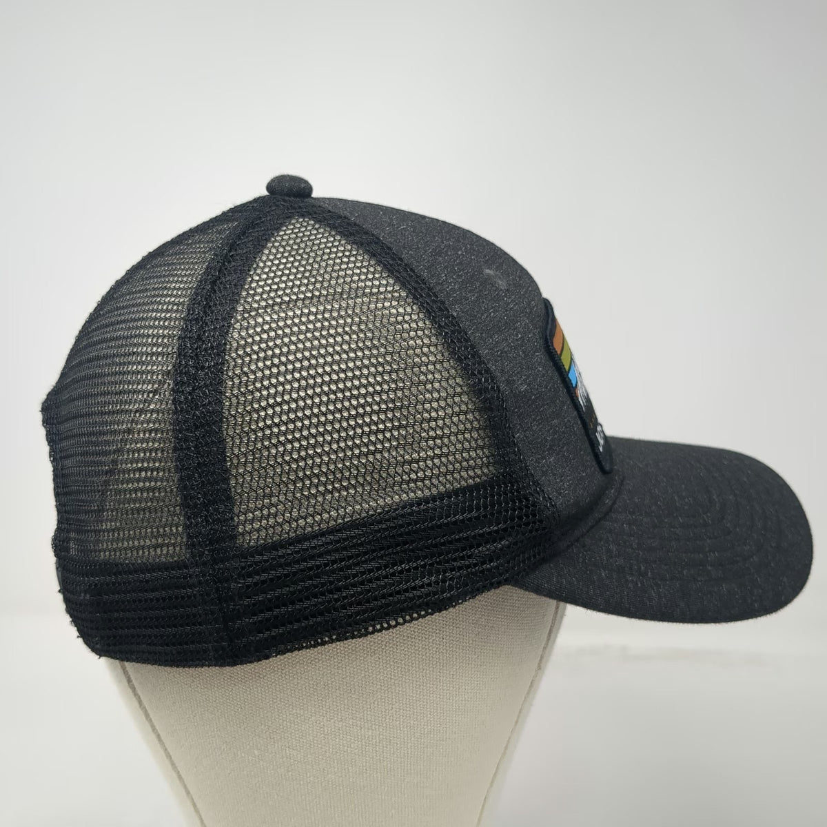 VooDoo Trucker Hat Gray One Size Eagle Cap Wilderness Joseph Oregon Patch Mesh