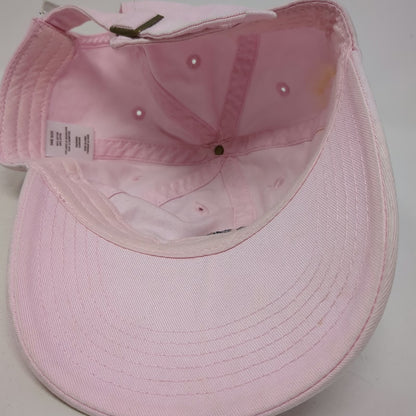 Life is Good Baseball Cap Pink One Size Flip Flops Beach Palm Tree Sun Hat