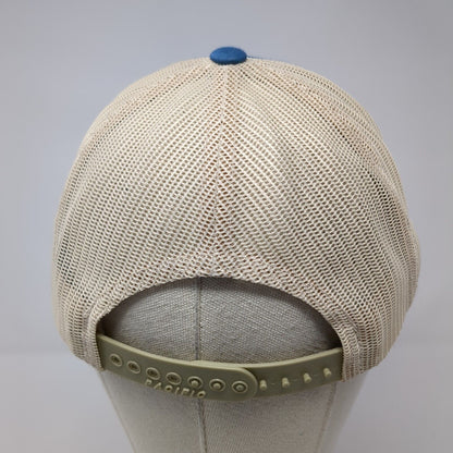 Team Semper Fi Snapback Trucker Hat Blue OS Adjustable Mesh Pacific Headwear