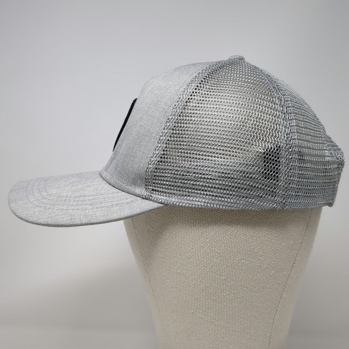 Walter Hagen Trucker Hat Gray One Size Golf Mesh Snapback Palm Tree Logo 5 Panel
