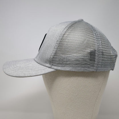 Walter Hagen Trucker Hat Gray One Size Golf Mesh Snapback Palm Tree Logo 5 Panel