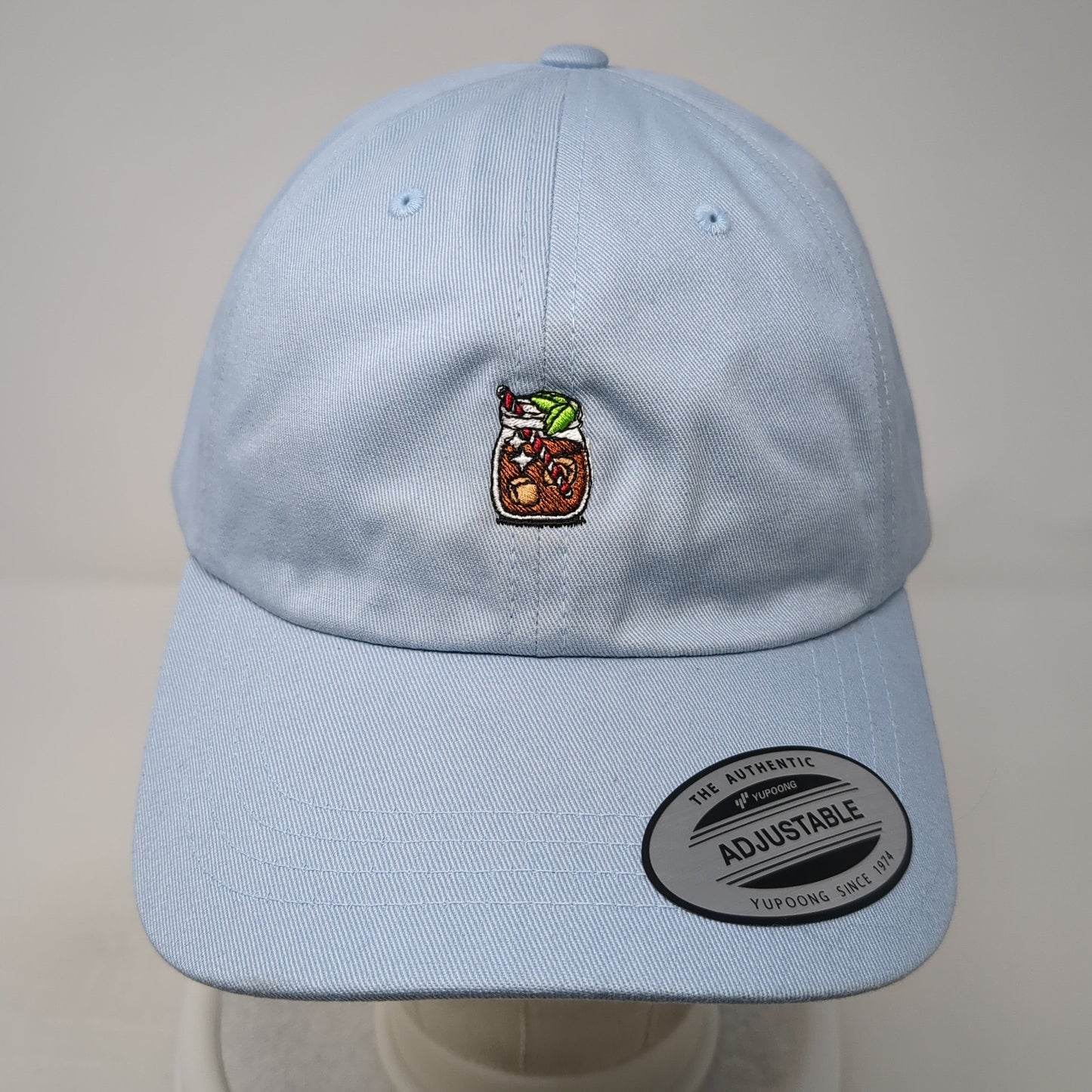 Cocktail Slideback Hat Blue One Size Adjustable Halfday Solid Yupoong