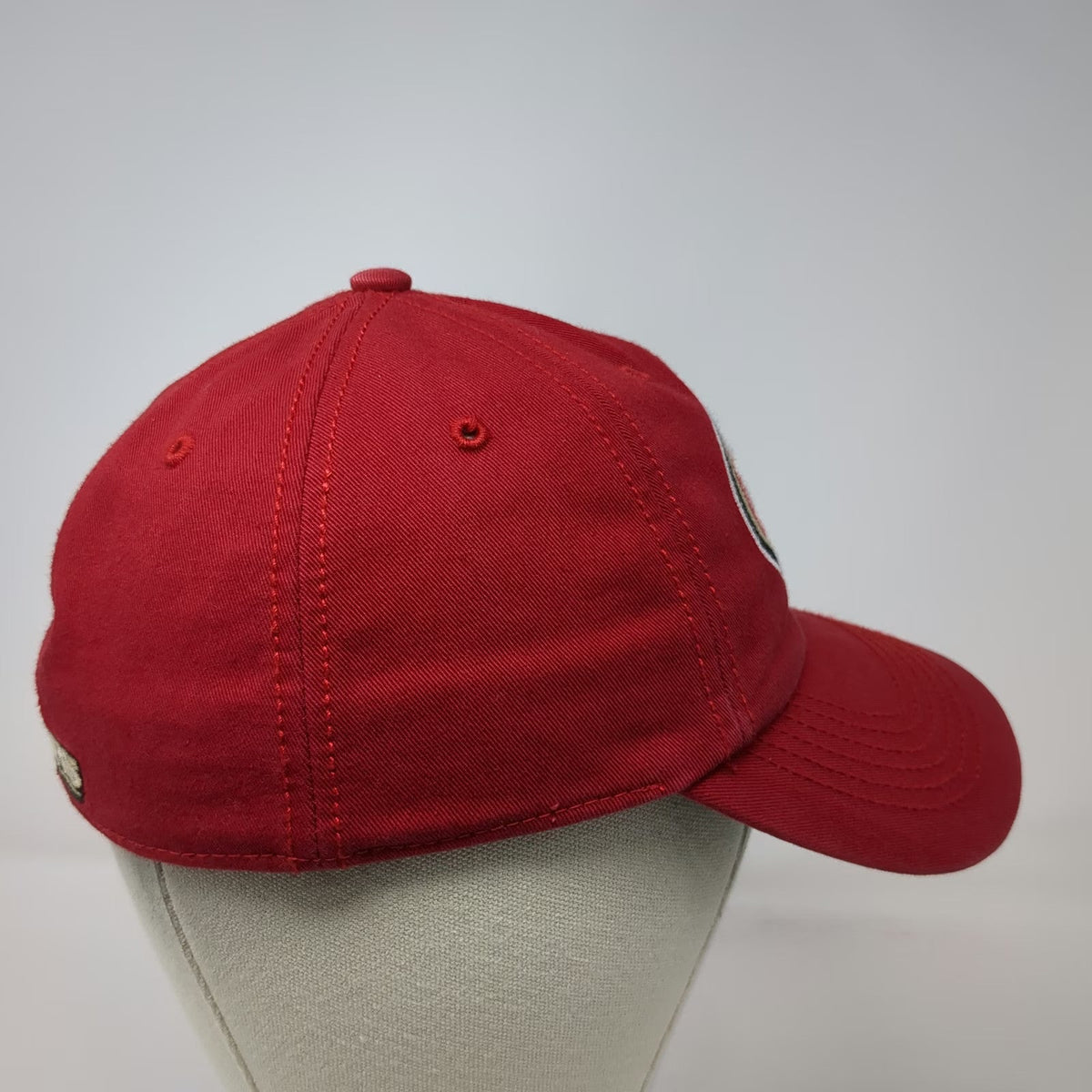 '47 San Francisco 49ers Baseball Cap Red S NFL Fitted Green Underbrim Hat