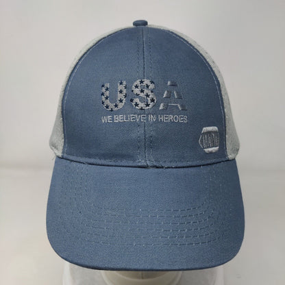 USA We Believe In Heroes Strapback Hat Multi One Size Embroidered