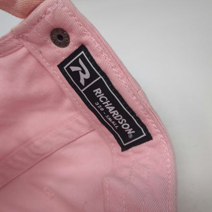 Richardson Baseball Cap Pink S Kauai Juice Co Slideback Cotton Flower Logo Hat