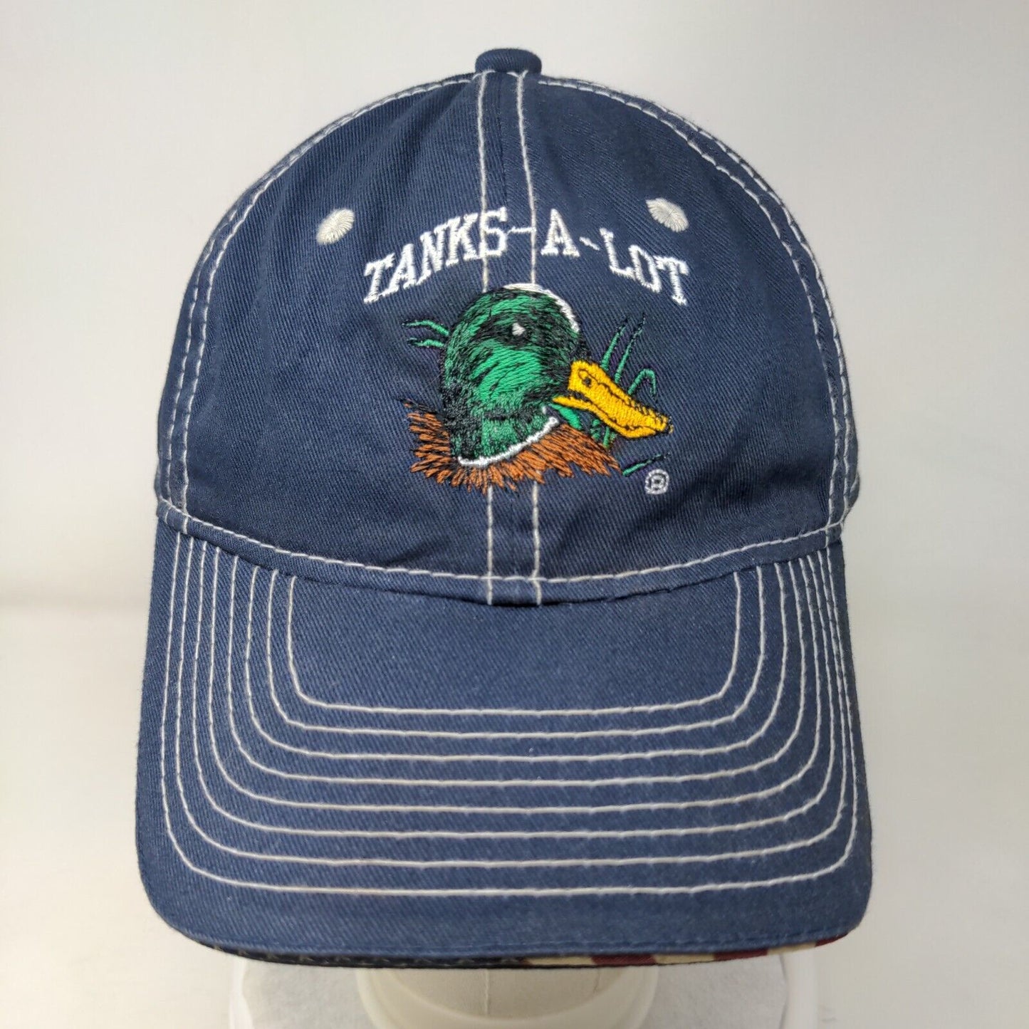 Tanks-A-Lot 2020 25th Anniversary Strapback Hat Blue OS Embroidered Outdoor Cap