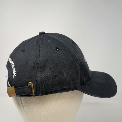 Import Direct Black Baseball Cap One Size OE Replacement Parts Slideback Hat