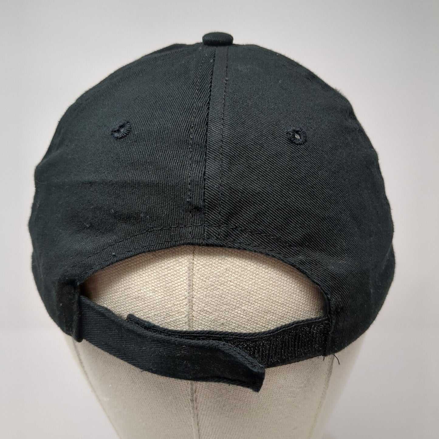 Pet Perfect Strapback Hat Black One Size Adjustable Embroidered 6 Panel AB Prime