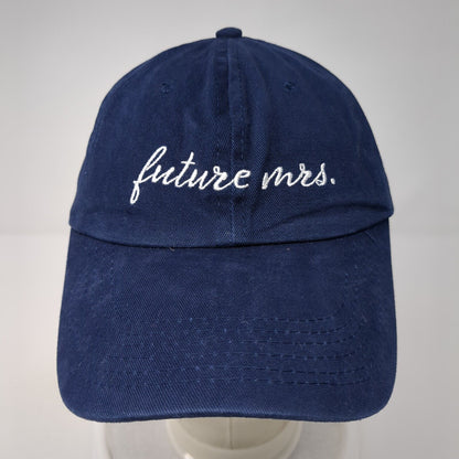 Future Mrs. Slideback Hat Blue One Size Adjustable The Ring Boxes
