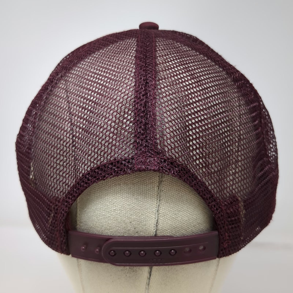 Otto Cap Trucker Hat Red One Size IPAK Logo Mesh Snapback Rope Foam High Crown