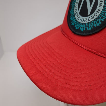 Ninkasi Brewing Oregon Eugene Snapback Trucker Hat Red Adjustable Mesh Rope Otto