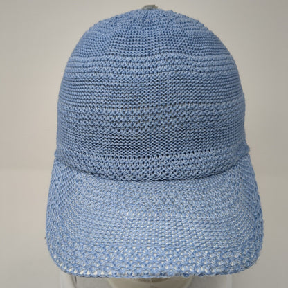 Collection Eighteen Strapback Hat Blue One Size Adjustable Solid Blank