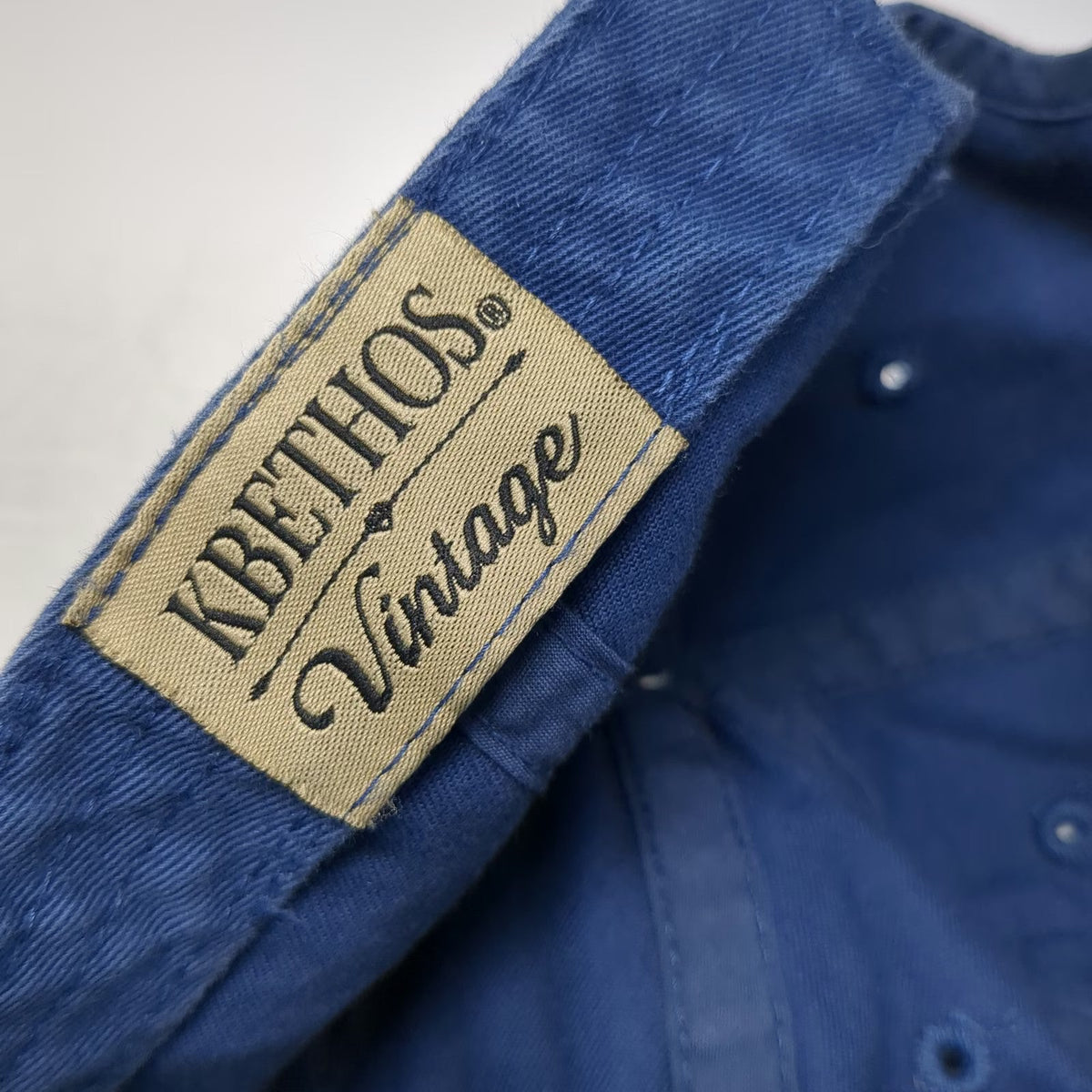 KBETHOS Baseball Cap Blue One Size Henny Embroidery Cotton Slideback Buckle Hat
