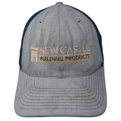 Richardson 112 Trucker Hat Blue One Size New Castle Building Products GAF Logo