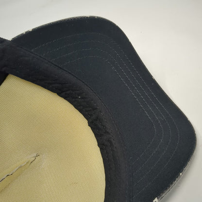 Billabong Trucker Hat Black One Size Snapback Mesh Tribal Geometric Pattern