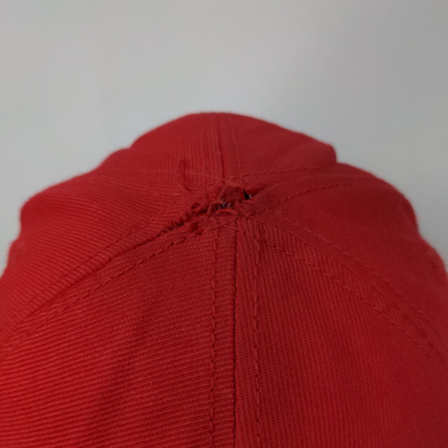 Sesame Street Elmo Fitted Hat Red 7 1/2 Embroidered Vent Holes