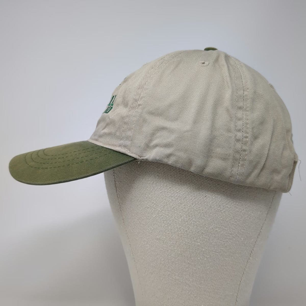 Otto McCall Air Baseball Cap Beige Green OSFM Embroidered Plane Mountains Hat
