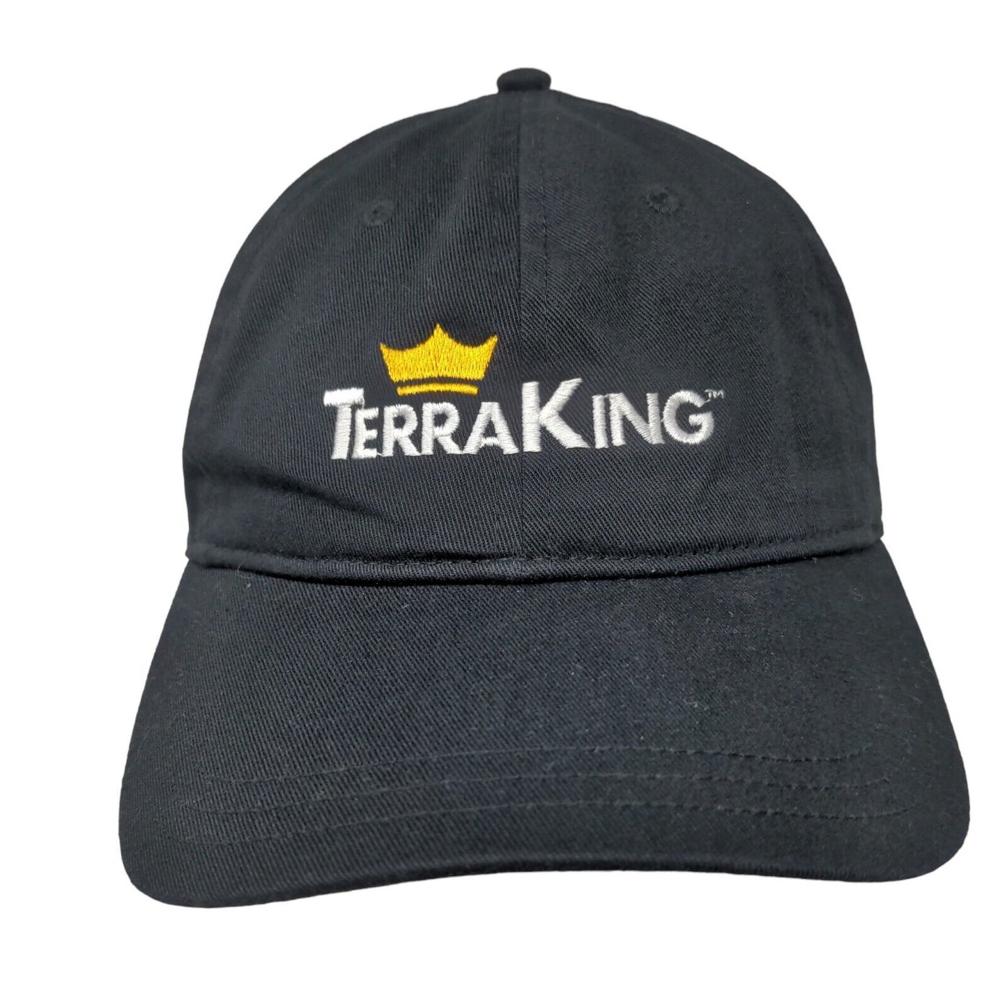 L.L. Bean Men's Terra King Slideback Hat Black OSFA Embroidered Logo Cotton