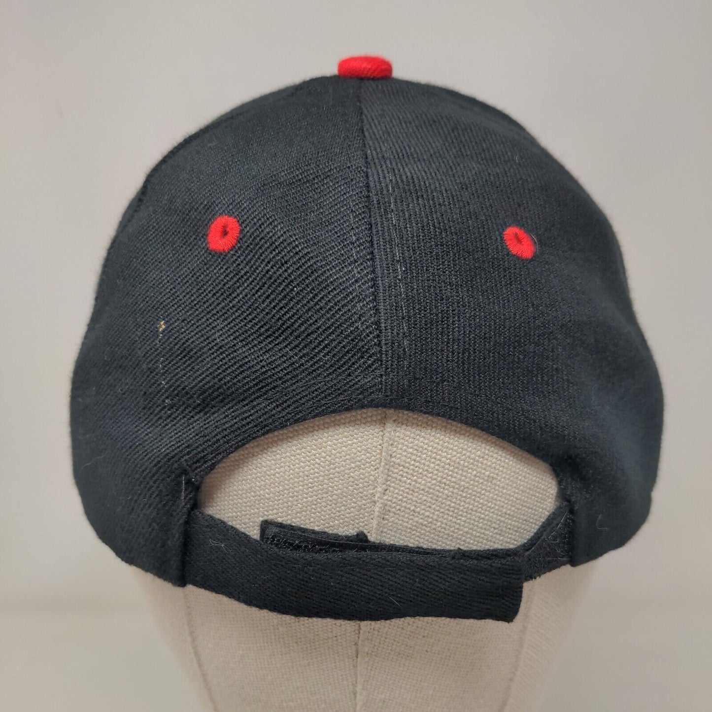 Tan's Club Strapback Hat Black One Size Adjustable 6 Panel Solid Blank