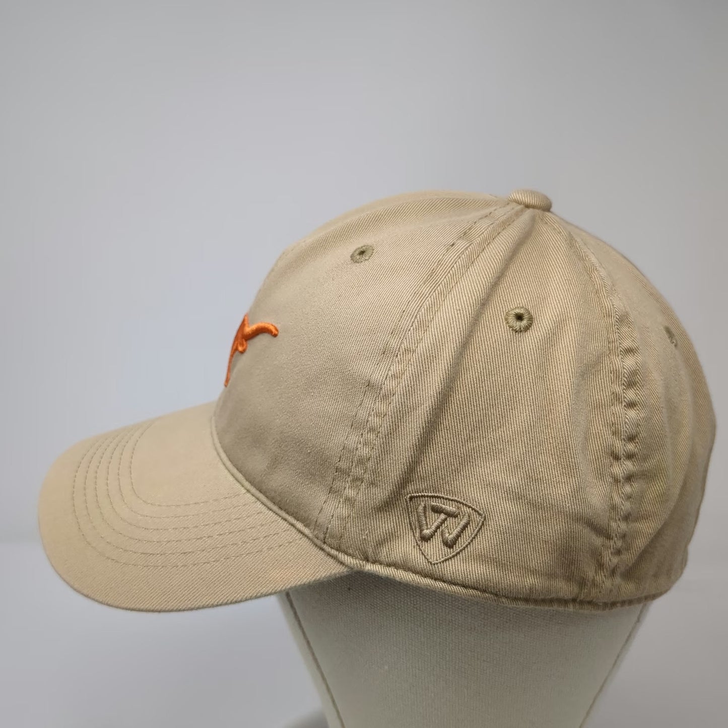 Texas Longhorns NCAA Top of the World Beige Orange One Size Cap Hat Stretch Fit