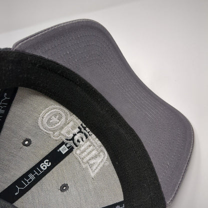 O'Reilly Auto Parts Fitted Hat Gray Medium-Large Stretch New Era 6 Panel