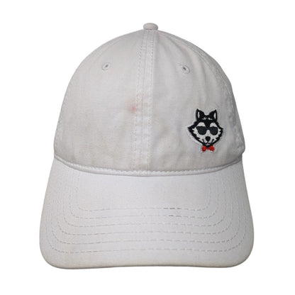 Otto Slideback Hat White One Size Adjustable Embroidered Dog Outdoor