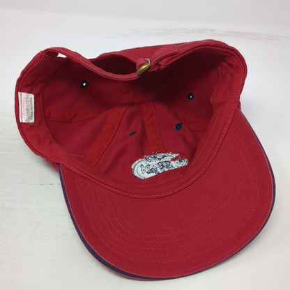Red One Size Baseball Cap 2013 US Open Tennis Logo Hat Slideback Blue White Gray