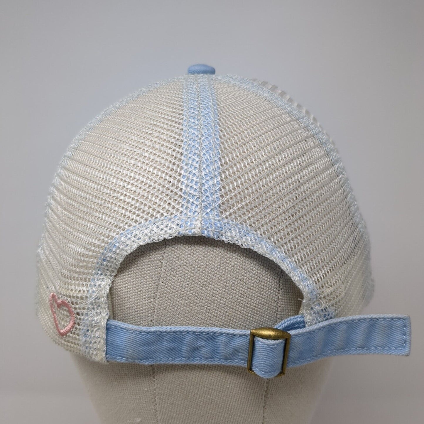 Idaho Slideback Hat Blue One Size Adjustable Distressed Mesh Back Home Free