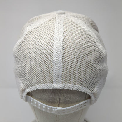 RTS Color & Chemical Inc Snapback Rope Trucker Hat White Cream One Size