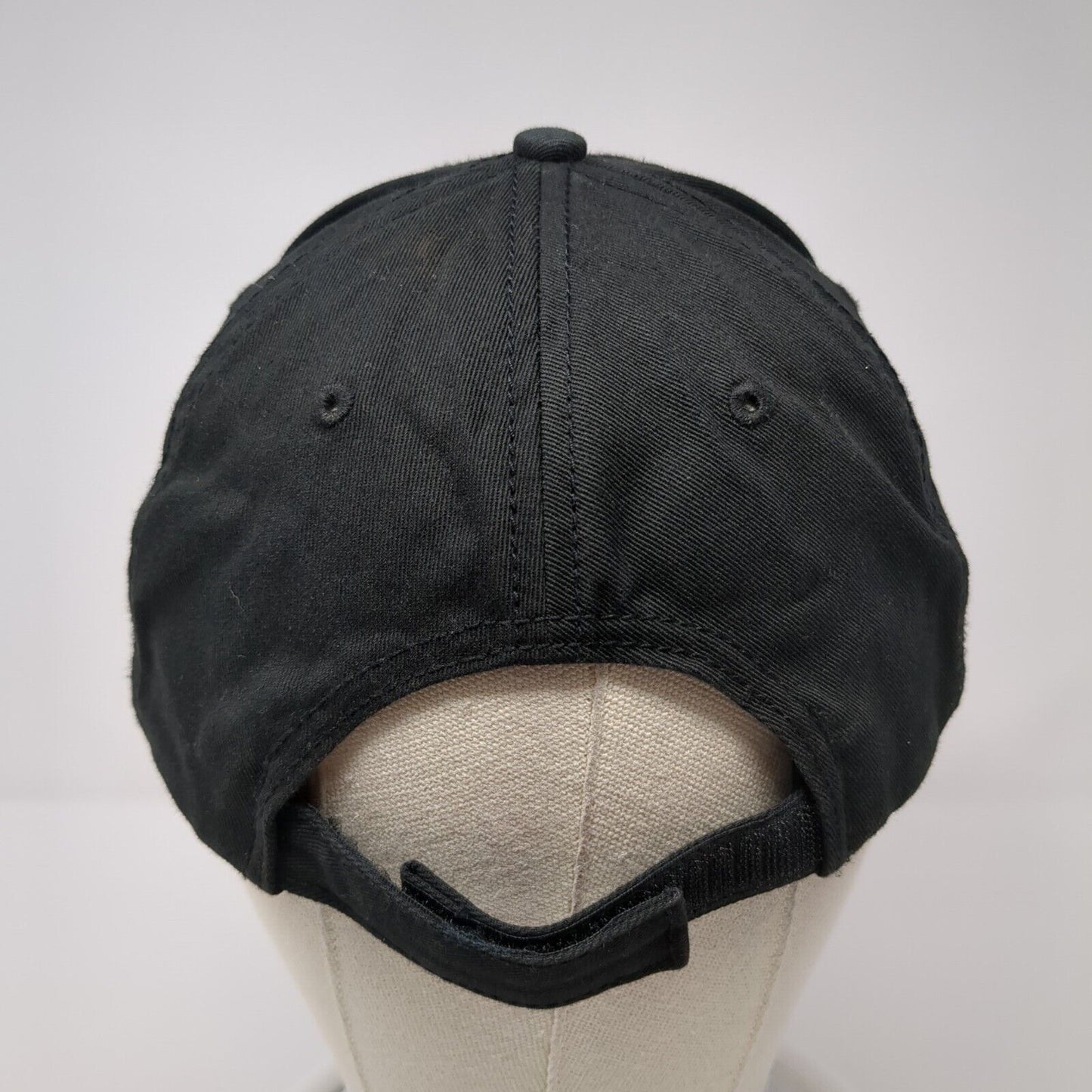 CAT Western States Equipment Black OS Adjustable Embroidered 6 Panel Cotton